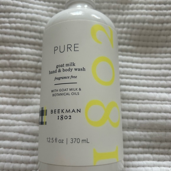 Beekman 1802 Pure Goat Milk Hand & Body Wash & Lotion Fragrance Free Set of Two - Picture 2 of 3